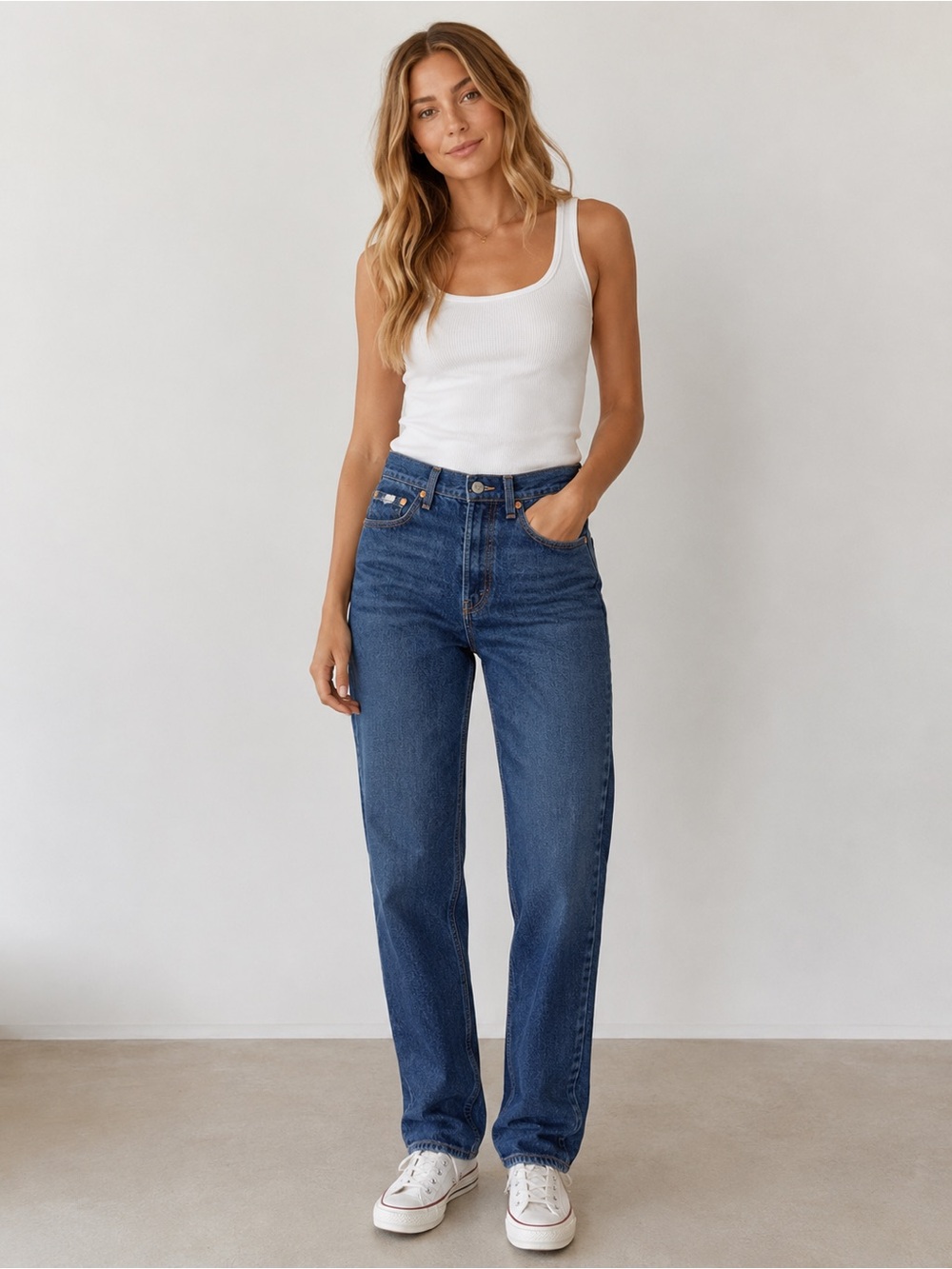 Levi's Ribcage Straight jeans